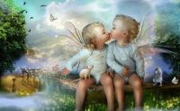 fantasy-fairies-kids-kissing-wings-babies-mice-butterflies-birds-dreamy-love-1920x1200