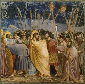 The Arrest of Christ (Kiss of Judas) by Giotto