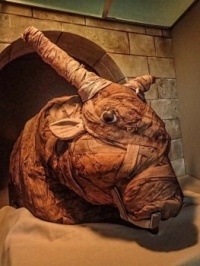 A 2,300 year old mummified cow from ancient Egypt