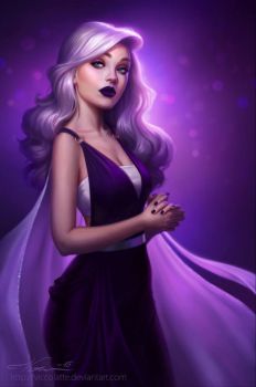 Purple woman