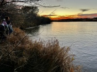 sunset on the Rio Grande