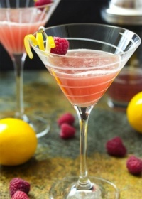 Blushing Meyer LemonDrop Martini