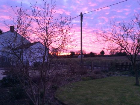 Sunrise over Norfolk