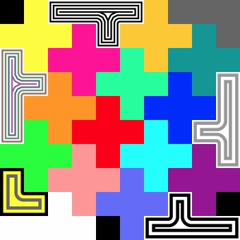 Solve Mosaic Plus jigsaw puzzle online with 400 pieces