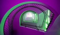colorful staircase