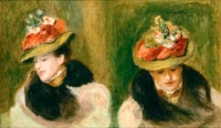 Portrait de Jeanne Baudot ... (Double Portrait of Jeanne Baudot ...), Pierre-Auguste Renoir, 1896