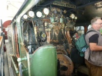 Bury Transport Museum - On the "Footplate" of an A4 - Manchester UK