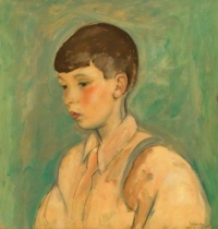 Bernard Meninsky (British, 1891–1950), Portrait of a Boy (1928)