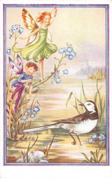 vintage Fairy Postcard