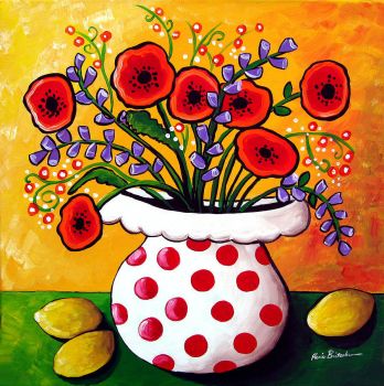 red-poppies-in-red-polka-dots-