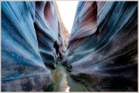 ~Zebra Slot Canyon is named for its distinct stripe patterns.  Photo-Brent Rose~