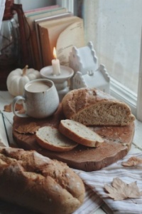 bread and coffee