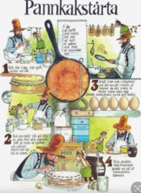 Findus and Pettson make pancakes