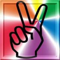 V is for Victory & also for PEACE... lots of pieces...