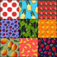 Fruit and veg patterns 4