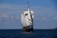 Traditional danish built ship Havet