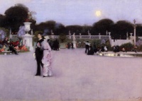 Luxembourg Gardens at Twilight by John Singer Sargent