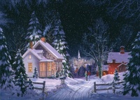 Walking To Town by Fred Swan