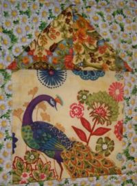 Peacock House quilt block