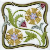 art deco embroidery