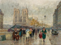 The Booksellers ~ Edouard Cortes (French, 1882-1969)