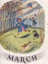 Calendar Month: March - Running with the Kite (12 - 80 Pieces)