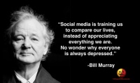 Bill Murray on social media