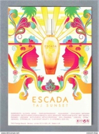 Themes Vintage ads - Escada Taj Sunset