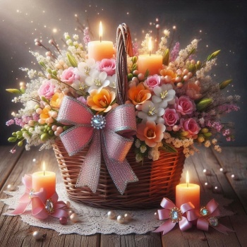 Basket of Flowers