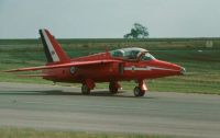 Follond Gnat. RAF Red Arrows 1976