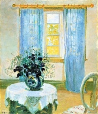 Interior with clematis (1913)