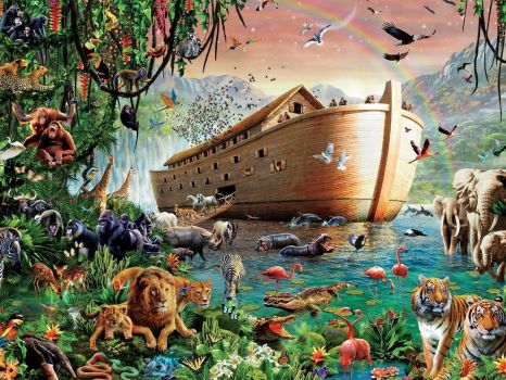 Solve Noah's Ark Jigsaw!! jigsaw puzzle online with 336 pieces