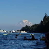 Our local volcano as viewed from Puget Sound