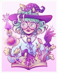 Olivia, the witch student - by MrsbutterD ✨️🌱