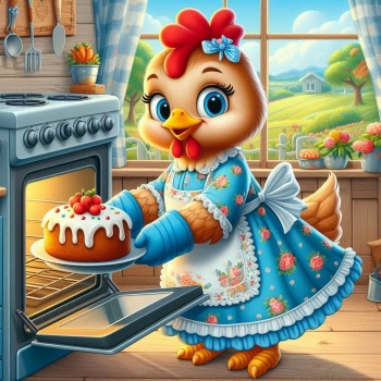 Solve Chef Chick jigsaw puzzle online with 81 pieces