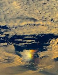 8-3-2017 #1 sunset angel in the AZ sky