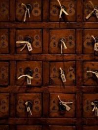 Drawers Containing Fortune Sticks