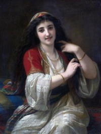 Hugues Merle (1823-1881) - The Turkish Beauty, 1868