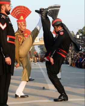 WRITE A CAPTION! Ministry of Silly Walks - High Five!