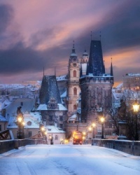 Zimní Praha