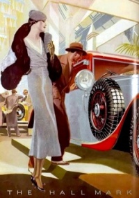 1933 British advertisement for Dunlop Tyres