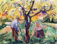 Edvard MUNCH  🇳🇴 The Apple Tree 1921