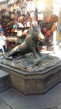 Wild boar statue in Florence