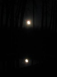 Last nights Moon and Jupiter reflecting in the lake.