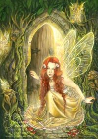 Fairy in doorway