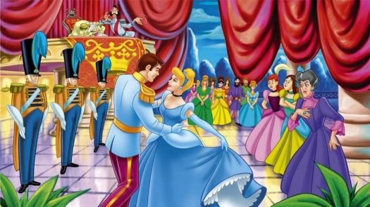 Solve + Cinderella at the Ball jigsaw puzzle online with 45 pieces