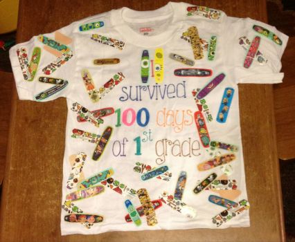 Band-Aid T-Shirt: 100 days of First Grade