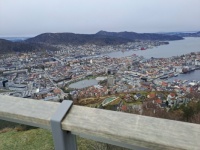 View over Bergen, Norway 2024