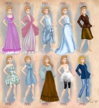 Cinderella 20th Century Fashion