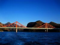 Red bridge & River